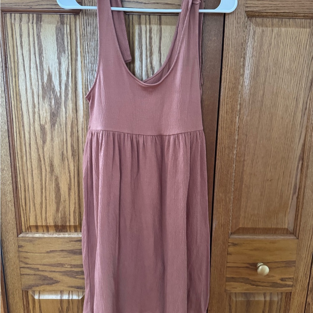 Wild Fable Backless Sleeveless Dress in Mauve